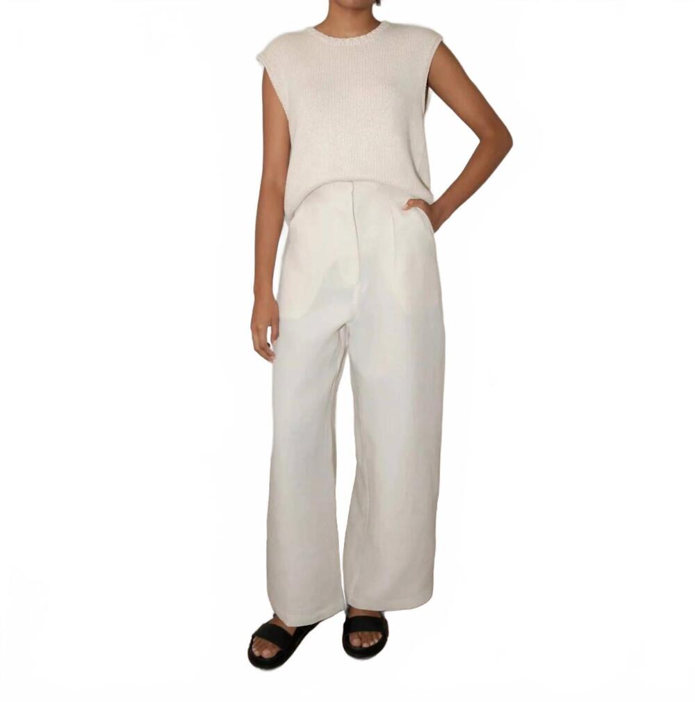NEW ZII ROPA rea pants in ivory